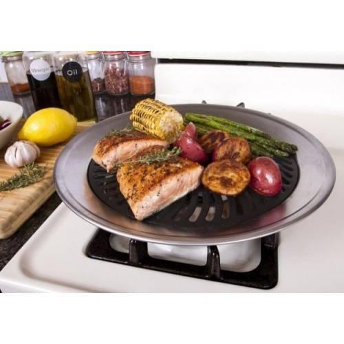 Teflon Grill on the stove Water Grill on the gas stove practical smokeless barbecue suitable for all household January
