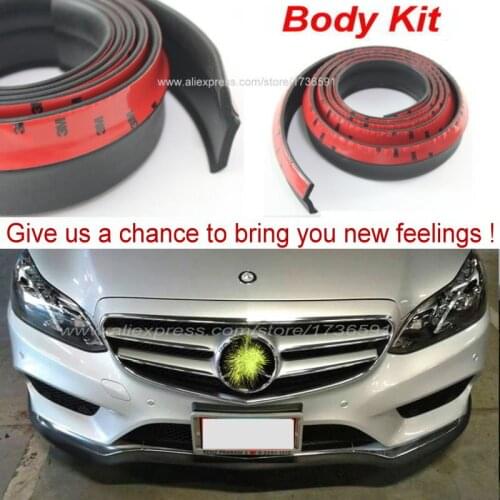 Auto Car Front Lip Deflector Lips Skirt For Mercedes Benz SL MB R129 R230 R231 / Body Chassis Side Protection / Spoiler Lip