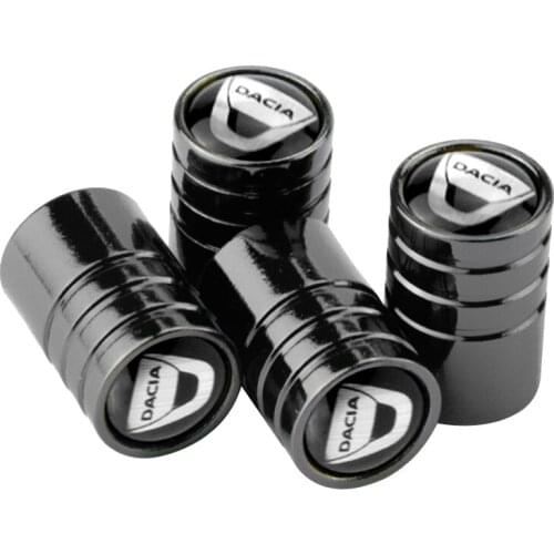 Car Styling Valve Caps Metal Tire Valve Stem Caps for Dacia Logan Dokker Duster Sandero Lodgy 1310 Renault Auto Accessories