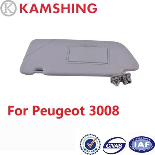 CAPQX For Peugeot 3008 Car Inner Sunvisor Sun Visor Front Windscreen Antidazzle Sun Shade Sunshield With Mirror Kit