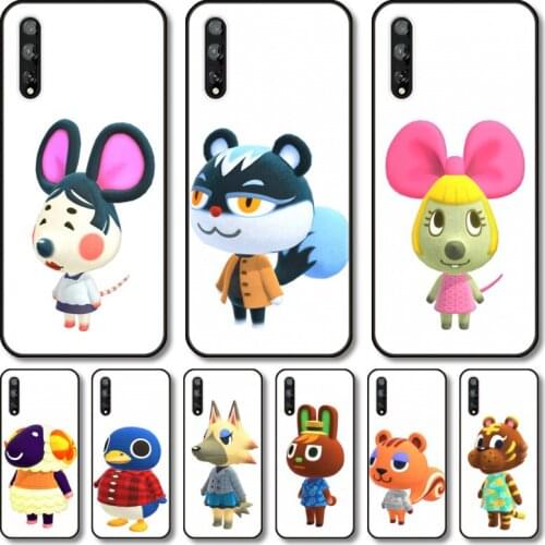Many animals Phone Case For Huawei Y 5 6 7 8 9 A P S Pro 2020 2019 Black Shell Cover