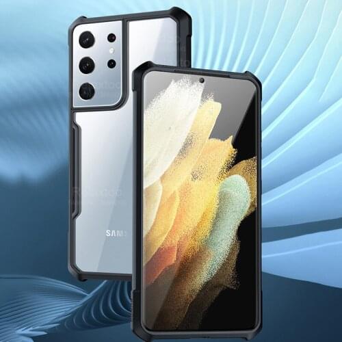 For Samsung Galaxy S21 Ultra Phone Case,Case For S21ultra Shockproof Transparent Cover Airbags Soft Case For Samsung S21 Plus