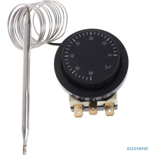 250V/380V 16A 0-60℃ Temperature Control Switch Capillary Thermostat Controlled