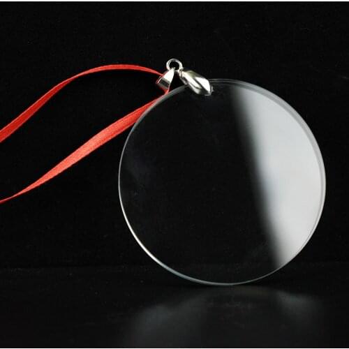 Cheap 30pcs Glass Merry Christmas Decorations Round Ornament Christmas Tree Hanging Pendant Decor Xmas Decoration