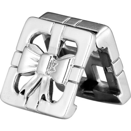 DIY Fits for Pandora Charms Bracelets Gift Clip Beads 100% 925 Sterling-Silver-Jewelry Free Shipping QANDOCCI