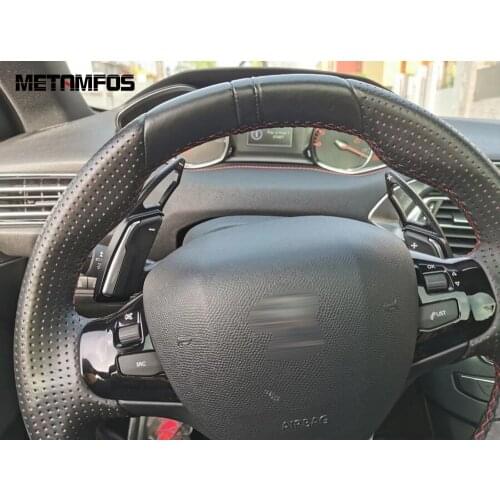 For Peugeot 3008 5008 508 308 208 2008 Car Steering Wheel Shift Paddles Shifter Extended Interior Shift Paddle Blade Accessories