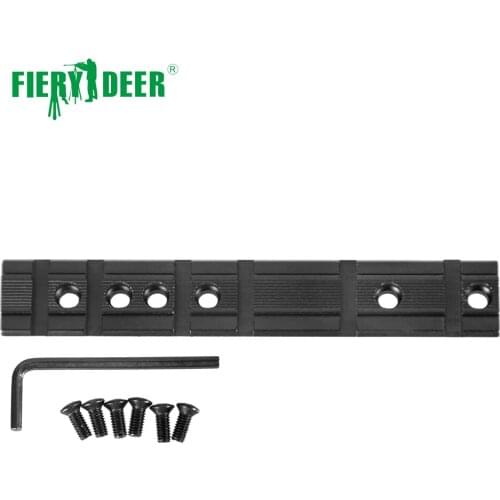 Fiery Deer D0009 Scope Mount Adapter Base Screws Curve Rifle Round Bottom Install Pistol Airsoft Hunting