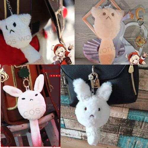 Game Genshin Impact Klee Cosplay Cute Plush Keychain Doll School Bag Pendant Cartoon Key Rings Xmas Gifts Duduco Doll Mondstadt