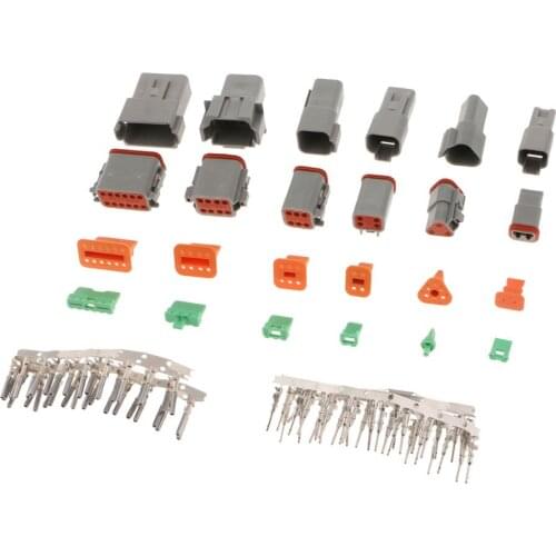 DEUTSCH Termial kit - 2 3 4 6 8 12 pin connectors 12v cable connector