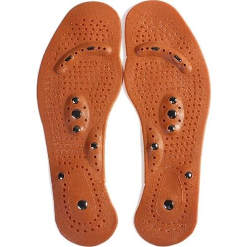 Magnetic insole care footbed magnetotherapy Foot Massage Magnet Therapy foot pain acupuncture points foot Health #FM1188