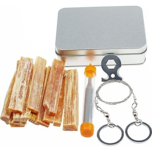 Outdoor Emergency SOS Kit First Aid Box Supplies Field Self-help Box For Survival Gear Tool Kits Camping Travel