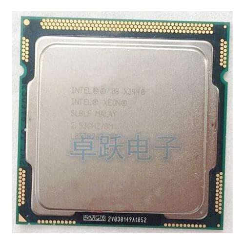 Intel Xeon CPU x3440 CPU 2.53GHz/ LGA 1156 /8MB L3 Cache/quad-CORE/95W Processor I5 650 i5 750 i5 760 I5-650 i5-750 i5-760