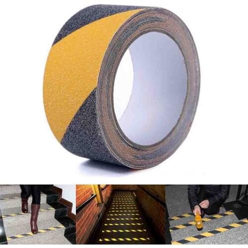 PVC Non Slip Safety Stairs Tape Warning Tape for Stair Floor Indoor/Outdoor Self-adhesive Anti-slip Safety Warning Stair Sticker