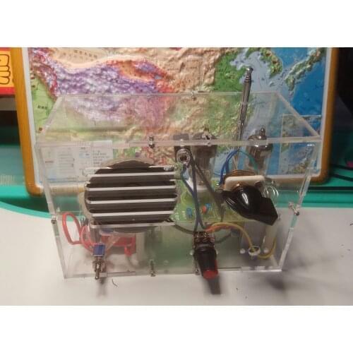 Tube Bile Radio Head FM FM Two Lights Super Regenerative Tube Radio 6J1+6J1 Driver Speaker