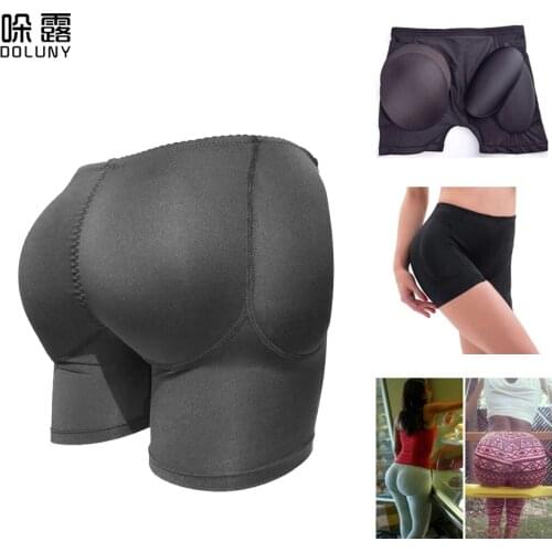 Hip Sponge Pads Enhancer Fake Buttocks Padded Panties Hip Push Up Crossdresser Panty With 4 Pockets Butt