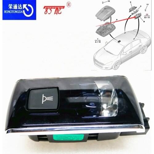 Inside roof reading light 6362CH 6362CJ For Peugeot 508/508SW For Citroen C5/DS Rear dome lights are divided into left and right