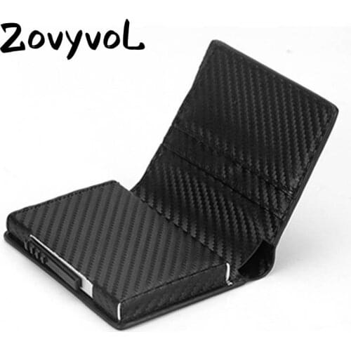 ZOVYVOL 2021 New RFID Protector Slim Credit Card Holder Wallet Aluminium Men Women Metal Wallet for Business Card Package