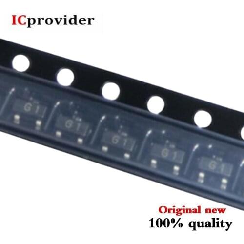 100PCS 2N5551 SOT23 MMBT5551 G1 SOT23-3 Bipolar Transistors - BJT PNP Transistor New original