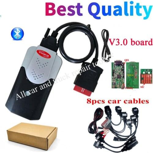 2017.R3 with keygen obd obd2 Best V3.0 PCB scan for delphis vd ds150e vdijk pro car truck diagnostic tool with USB