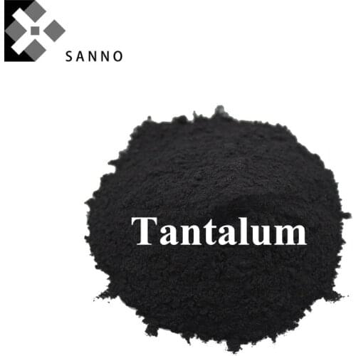 99.99% Purity Tantalum powder Ta metal materials with 50g - 500g for hard alloy , TV electronic computer & industrial products
