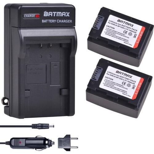 IA-BP105R 1900mAh BP105R IA-BP210R IABP210R Battery + Single Charger for SAMSUNG SMX-F500 F501 F530 HMX-F900 F910 F920 H320