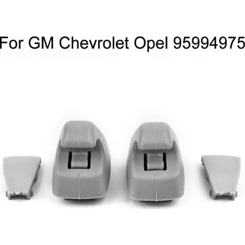 2pcs/set Car Sun Visor Retainer Interior Accessories For 95994975 Gray Sun Visor Support Clip Retainer Cruze Sonic Spark