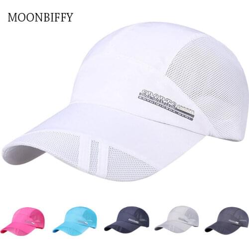 Men Baseball Cap Adult Running Cap Mesh Hat Quick-Dry Collapsible Sun Hat Outdoor Sunscreen Breathable Women Caps Gorras