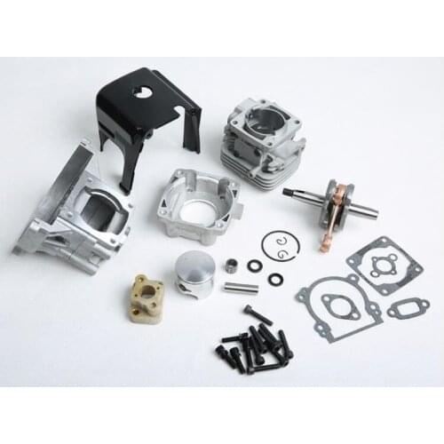 High power Engine parts,32cc upgrade cylinde kit,4 bolt head 32cc Engine kit fit 1:5 hpi km rv baja 5b 32CC Engine parts