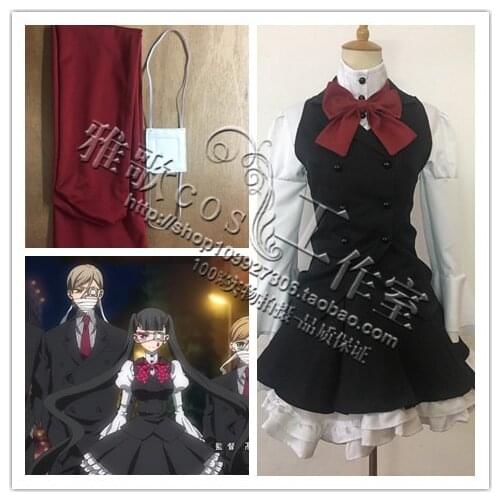 Anonymous Noise Fukumenkei Noise Nino Arisugawa Nino Alice Dress Cosplay Costume