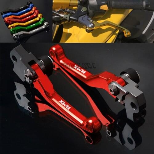 Motocross Dirt Bike Motorcycle Pivot Brake Clutch Levers Handle Grips CNC for Suzuki RMX250S RMX 250 S 1993 1994 1995 - 1999