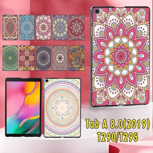 New Tablet Case for Samsung Galaxy Tab A 8.0 (2019) SM-T290 SM-T295 Durable Slim Hard Shell + Free Stylus
