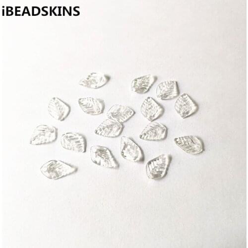 New arrival! 14x9mm 3900pcs Clear acrylic Leaf shape beads for Necklace,Earrings parts,hand Made Jewelry DIY