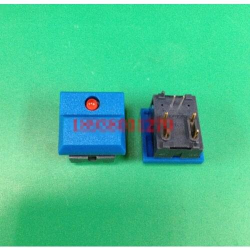 Original new 100% import original button switch stage light 512 console button switch 17*17 red light PB86-B1-U-NR