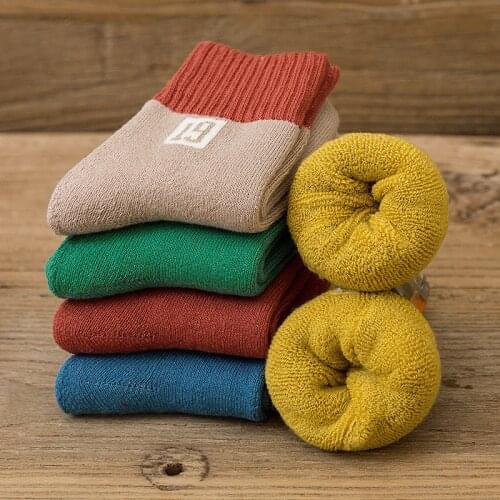 Girls Socks For Baby Real Woolen Thicken Cartoon Winter Baby Socks Warm Thick Infant Girls Boys Socks For Babies