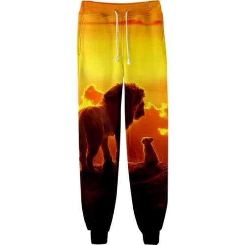 The Lion Simba 3D Jogger Pants High Quality Sweatpants Fashion Popular Trend Comfortable Streetwear Men/Women Trousers