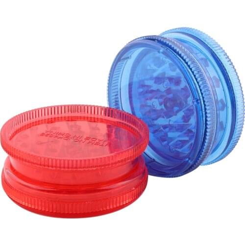 3 Layers Tobacco Plastic Grinder Herb Spice Crushers Kitchen Gadget Tobacco Grinder Herb Grinder for Smoking Accessories