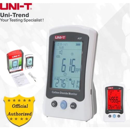 UNI-T A37 CO2 Meter; home laboratory office temperature / humidity / CO2 measurement detector