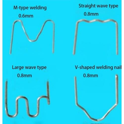 500PCS stainless steel car clip plastic bumper stapler repair welder bumper repair machine