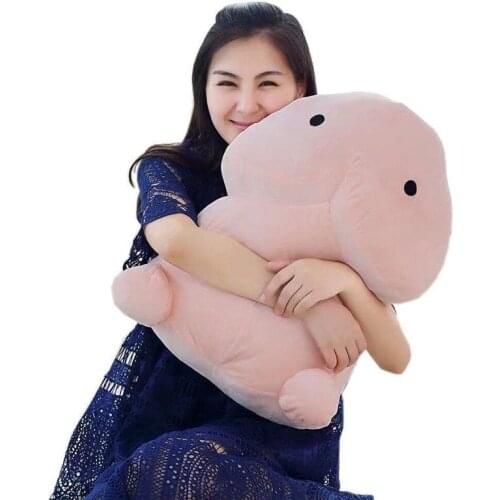 1Pc Kawaii Cute Plush Penis Toy Doll Soft Stuffed Simulation Penis Sofa Home Decor E2S