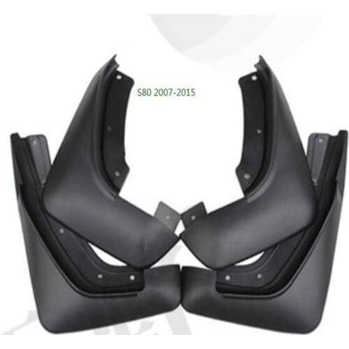4pcs Front & Rear Fender for 2007-2020 Volvo S40 S60 S80 Car Mud Flaps Splash Guard Mudguard Mudflaps