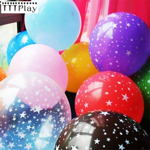 50pc/lot 12inch 2.8g Romantic Five-pointed Star Balloons Latex Baby Birthday Party Balloons Wedding Decoration Party Supplies