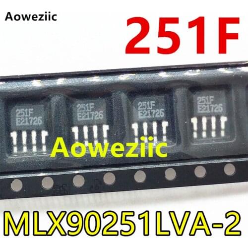 Aoweziic (2Piece/Lot) MLX90251LVA-2 MLX90251LVA-FAA 251F SIP-4 Programmable Linear Hall Effect Sensors New Original