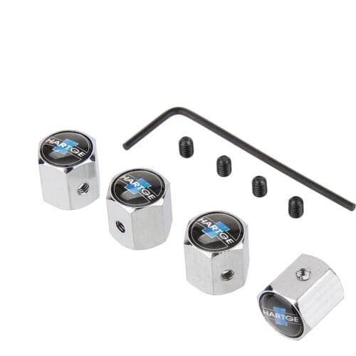 Car Styling Wheel Tire Valve Stems Caps Anti-Theft Cover For BMW HARTGE Logo E46 E39 E90 E36 E60 X5 E53 F30 F10 E30 E34 F20 E87