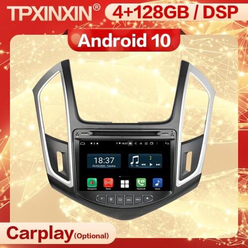 128G Carplay 2 Din Car Android Stereo Receiver For Chevrolet Cruze 2013 2014 2015 Radio Recorder Auto Audio Head Unit