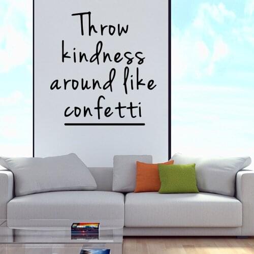 Hot Confetti Cartoon Wall Decals Pvc Mural Art Diy Poster For Kids Rooms Decoration Decoration Accessories Murals