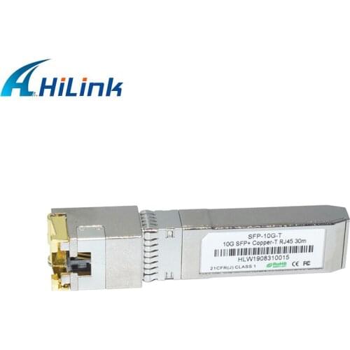 Hilink SFP-10G-T optic module 10G SFP+ Copper-T RJ45 30m