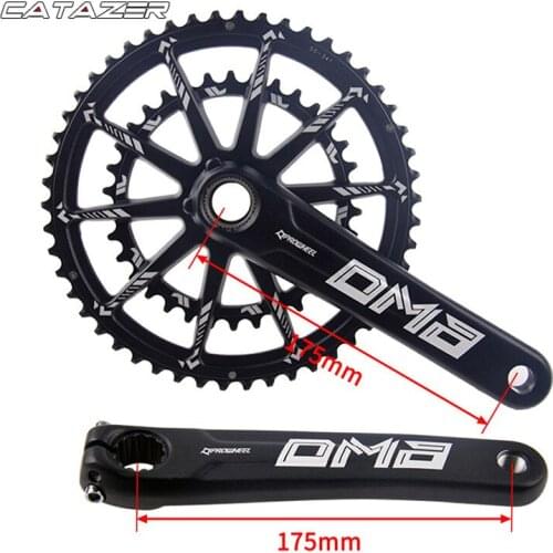 Mountain Road Bike Crankset 9/10/11/12S Double Chainring Crank 34-50T GXP chainring BB Bottom bracket 170mm/172.5mm/175mm Crank