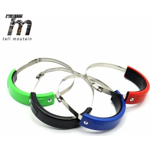 Round/Oval Exhaust/Silencer Protector Can Cover For HUSQVARNA FE 501/450/350/250 FX 350/450 Motorcycle Exhaust Protector