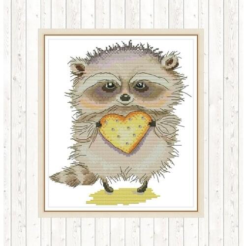 Who Wants Cookies DIY Embroidery Needlework Sets Counted Dmc 14ct 11CT Cross Stitch Cross Stitch Kit Needlepoint Wall Home Decor