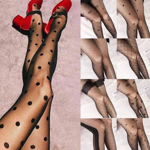 Hot Selling Womens Long Sexy Fishnet Stockings Fish Net Pantyhose Mesh Nylon Tights Lingerie Skin Thigh High Fishnet Stockings